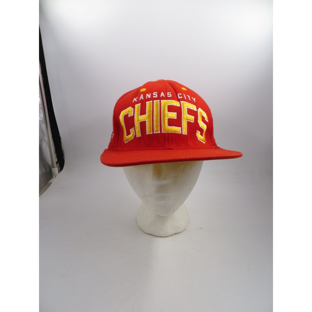 Kansas City Chiefs Hat Cap Snap Back Red Yellow NFL Football Reebok Mens